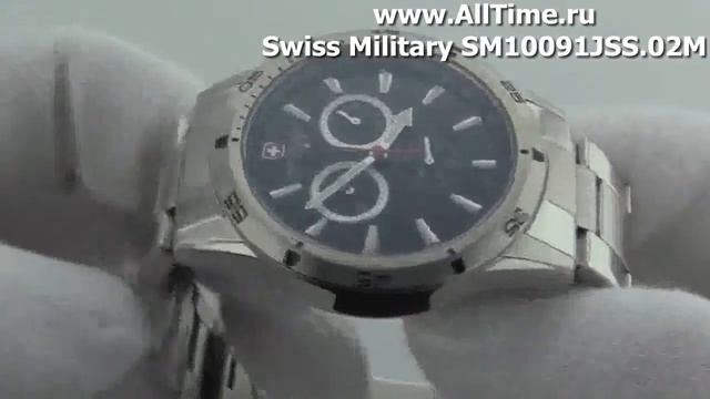 Мужские наручные швейцарские часы Swiss Military SM10091JSS.02M смотреть онлайн