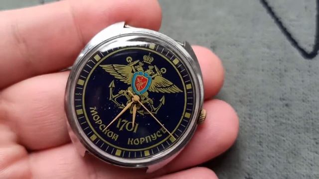 Collectible watch RAKETA Marine Corpse 2609 19 jewels PChZ/Russian watch ROCKET Navy manual winding смотреть онлайн