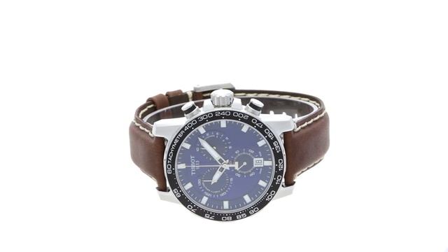 TISSOT SUPERSPORT CHRONO BLUE DIAL T125.617.16.041.00 Zegarek / Watch 360 смотреть онлайн