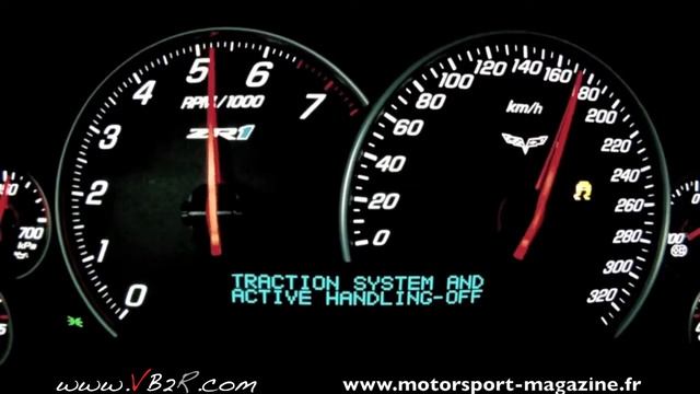 Corvette ZR1 Acceleration Top Speed 0-330 Km-h