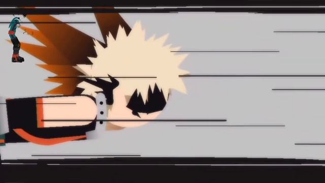 Deku Vs Katsuki Bakugo Fan Animation (sticknodes)