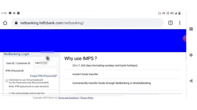 HDFC Bank Internet banking registeration | First time HDFC net banking activation process смотреть онлайн
