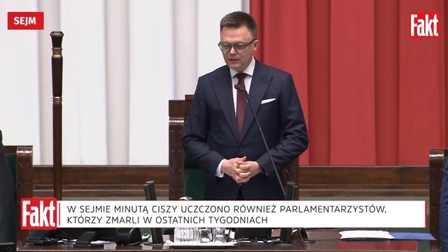 SKANDAL W SEJMIE! Zakłócono minutę ciszy. Marszałek HOŁOWNIA musiał się tłumaczyć | FAKT.PL смотреть онлайн