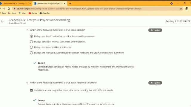 Building A Smart business assistant with IBM Watson | Coursera | Project Network смотреть онлайн