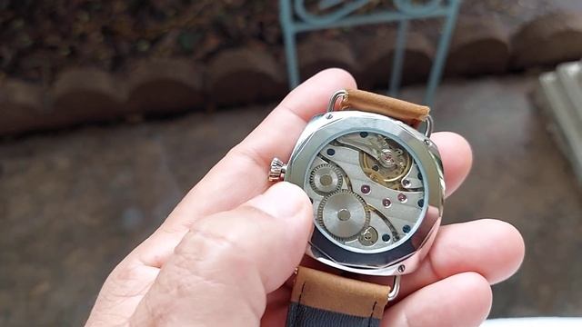 45MM ( PANERAI PAM 3646 HOMAGE ) WRISTWATCH . смотреть онлайн