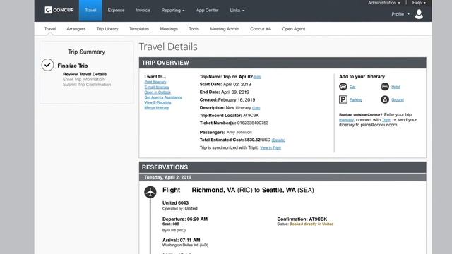 Concur TripLink: How to Book Flights on United Airlines смотреть онлайн