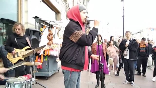 УЛИЧНЫЕ МУЗЫКАНТЫ СПб,Глеб Васильев(7) 17.05.23. смотреть онлайн