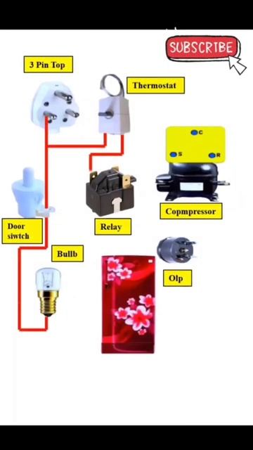 fridge compressor wiring diagram смотреть онлайн