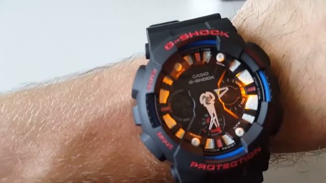Обзор и настройка Casio G Shock GA 120TR 1AER. Casio G Shock GA 120TR 1AER Review And Sett