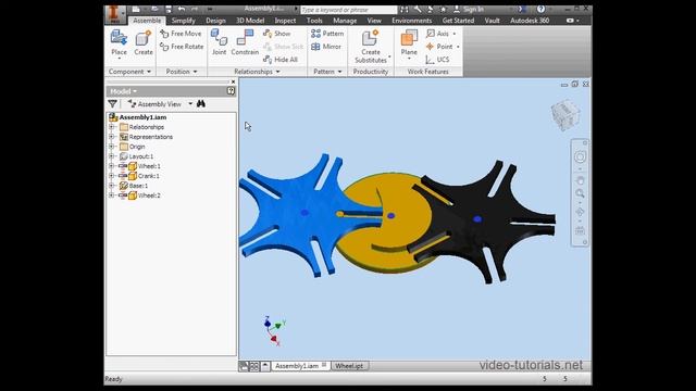 Introduction to Inventor #3 - AutoDesk Inventor Tutorials for Beginners смотреть онлайн