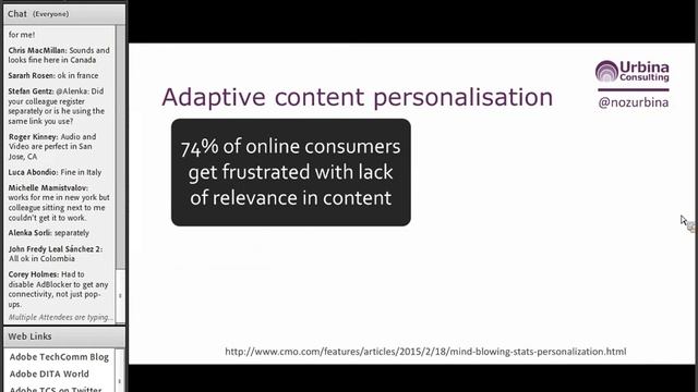 Adobe DITA World 2016 – Day 1 – Session 1 – Noz Urbina смотреть онлайн