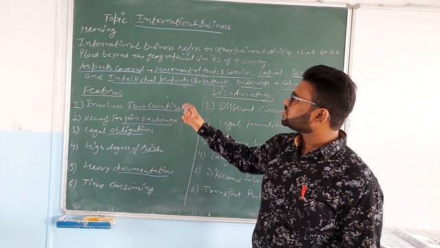 International Business - Features And Disadvantages Class -11 Business Studies By Deepak Garg