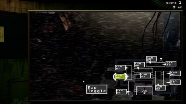 Как пройти первую ночь во FNaF 3
