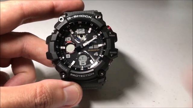 Casio G-Shock: Adjust Back Light Time (GSG-100-1A8)