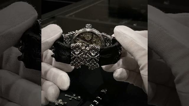 Обзор на мужские серебряные часы "O&H" Cross&Skull с черепами смотреть онлайн