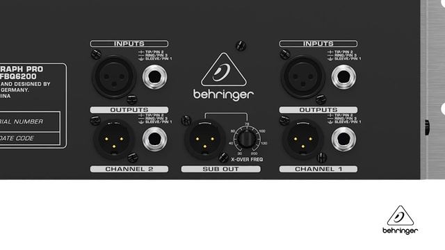 ULTRAGRAPH PRO FBQ6200 31-Band Stereo Graphic EQ With FBQ Feedback Detection System