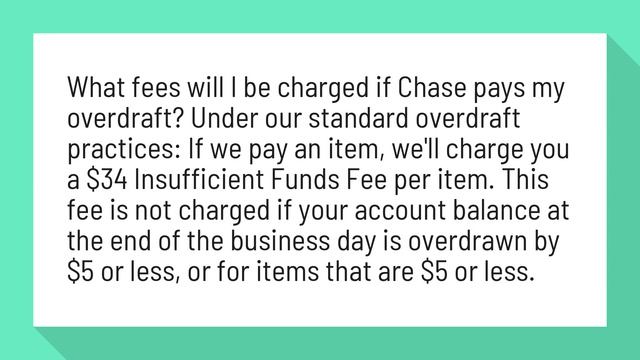 Does Chase bank let you overdraft your account? смотреть онлайн