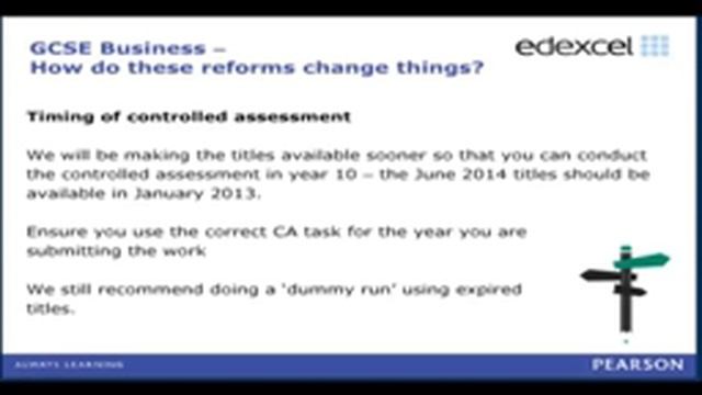 GCSE Reform -- Going Linear: Information on the changes to Business смотреть онлайн
