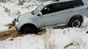 Оffroad не по плану) или как повредить Pajero (