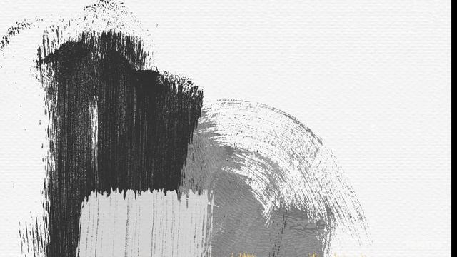 Modern Abstract Art Set Nirvana, Yellow Grey Black Tone Paintings, Large Brush Strokes s2-w2-01 смотреть онлайн