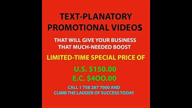 "Text-Planatory Business Booster" Videos to BEEF UP your business. смотреть онлайн