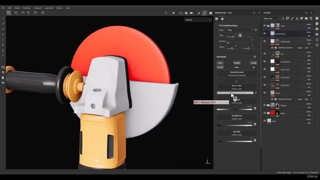 1 - 01TexturingMiniGrindedInSubstancePainterEnglishversion