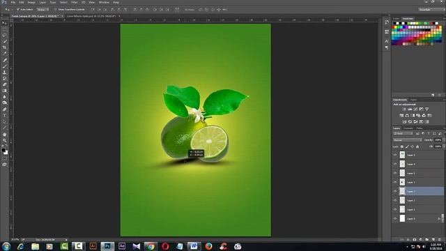 Photoshop Tutorial Flyer / Poster Fresh Lemon смотреть онлайн