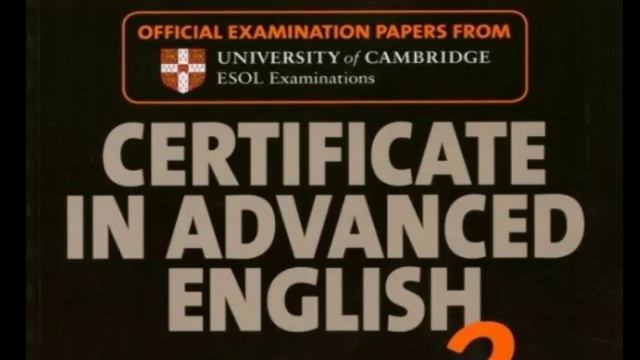 Cambridge CAE 2 Listening Test 3 смотреть онлайн