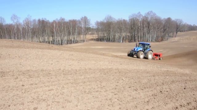 Siew Jęczmienia 2012 New Holland 6050 + Ares + Polonez смотреть онлайн