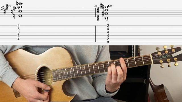 Giant - Calvin Harris & Rag 'N' Bone Man - Guitar Tutorial смотреть онлайн