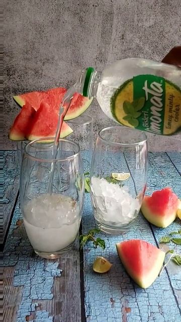 watermelon lemonade || refreshing summer drink #shorts смотреть онлайн