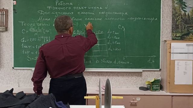 11 10 клас Фізичний практикум Визначення ємності плоского конденсатора смотреть онлайн