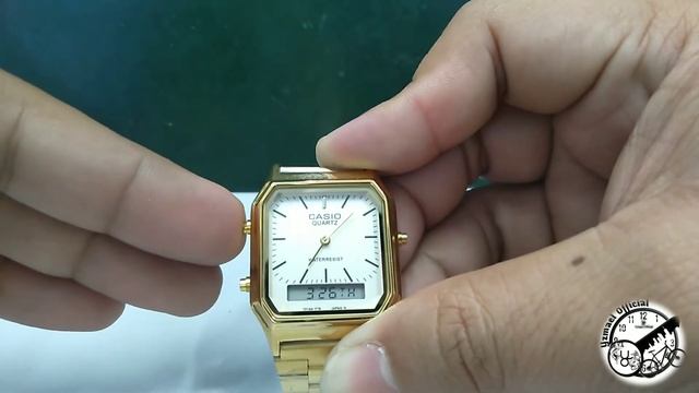 Casio AQ-230 how to set time смотреть онлайн