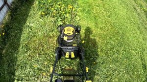 Газонокосилка забивается травой