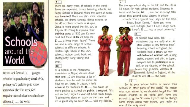 Spotlight 10 Модуль 3A  Schools Around The World