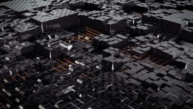 3d abstract dark black golden tech blender sci fi animated background video ,Copyright FREE video смотреть онлайн