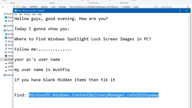 How to Find Windows 10 Spotlight Lock Screen Images in DESKTOP? смотреть онлайн
