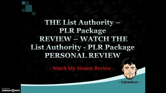 THE List Authority - PLR Package REVIEW - WATCH THE List Authority PLR Package PERSONAL REVEIW смотреть онлайн