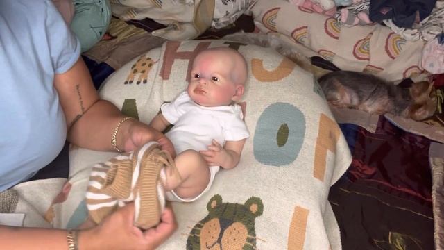 COME SEE THE LANNY KIT I PAINTED FOR MYSELF 🤗💕😍👶 смотреть онлайн