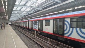 Обкатка состава 81-775.2/776.2/777.2 «Москва-2024» на станции «Технопарк»