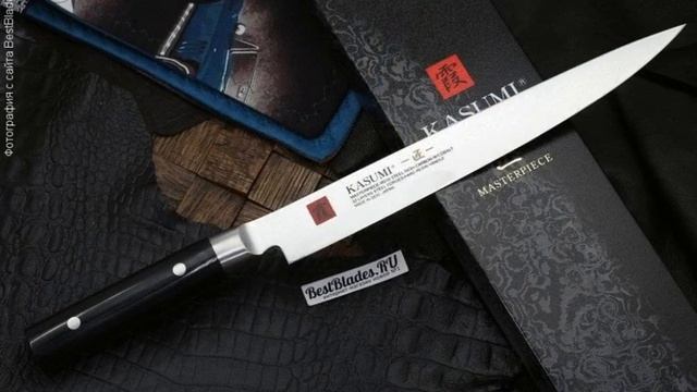 Кухонный нож для тонкой нарезки Kasumi Masterpiece 240 мм 96024 смотреть онлайн