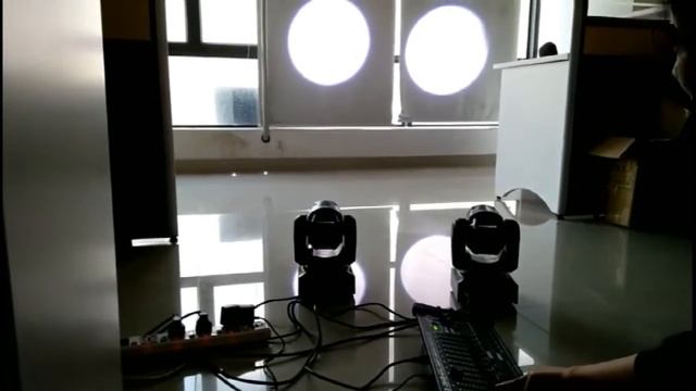 U`King Moving Head Light with RGBW 4 Color LED by DMX and Sound Activated Control for Stage Lightin смотреть онлайн