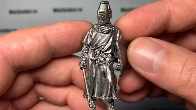 Оловянный солдатик английский рыцарь XIII век 54 мм смотреть онлайн