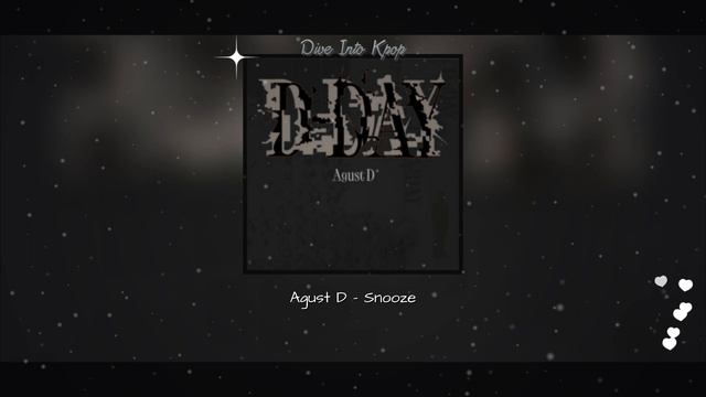 Agust D - Snooze (feat. Ryuichi Sakamoto, 김우성 Of The Rose) | 8D Version