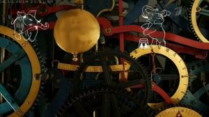 Рекламная заставка (первый канал 2019)  ( Осень ночь и слон)