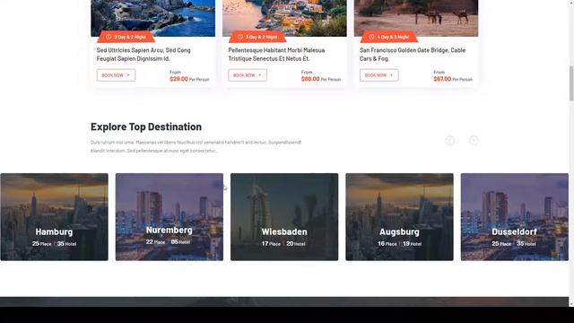 TourXPro - Travels Tourism Agency HTML Template business tourism website смотреть онлайн