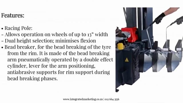 Sicam Falco 520 - Pneumatic tilt back tyre changer смотреть онлайн