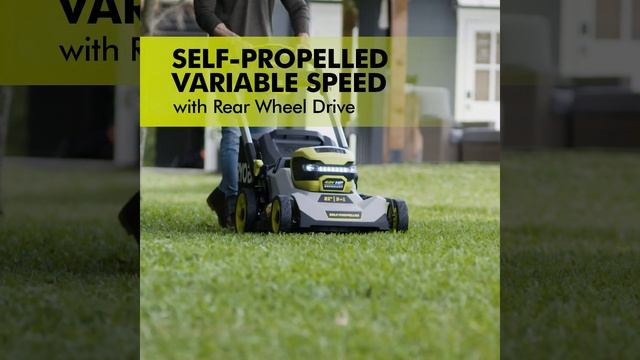 RYOBI 40V HP Brushless 21" Self-Propelled Mower смотреть онлайн