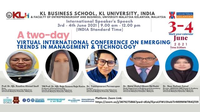 Virtual International Conference On Emerging Trends In Management & Technology 2021