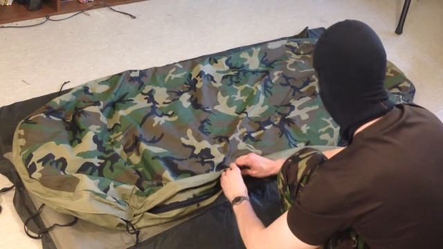 US Army Modular Sleeping System Bivy review [ENG] смотреть онлайн